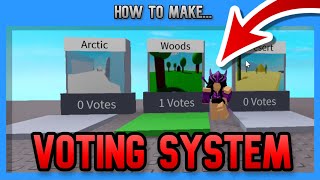 How to Make a Voting System with a Round System in Roblox Studio  Roblox Studio Scripting Tutorial [upl. by Lawry112]