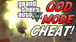 GTA 5 GOD MODE Cheat Code TUTORIAL GTA V Gamplay [upl. by Rouvin450]