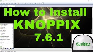 How to Install KNOPPIX 761 to Hard Disk  HDD  USB Flash Drive on VMware Workstation HD 2016 [upl. by Anahpos]