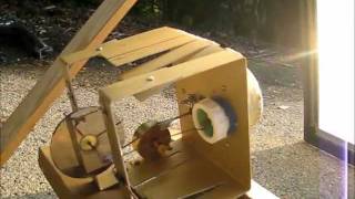 Fresnel Lens Powered Stirling Engine 2 [upl. by Perry746]