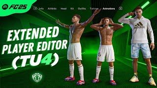 How to Install Extended Player Editor For FC25  Unlock Everything TU4 [upl. by Rabush]