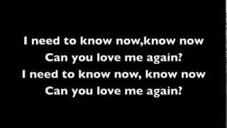 John Newman  Love me again lyrics [upl. by Yellhsa]