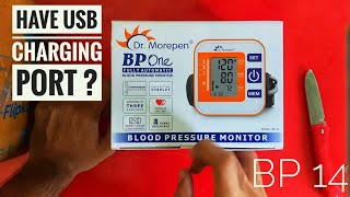 4K Dr Morepene Blood Pressure Moniter BP 14 Unboxing amp Review  Does it have USB Connectivity bp [upl. by Sherlocke]