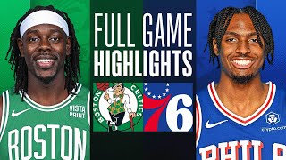 CELTICS at 76ERS  NBA PRESEASON FULL GAME HIGHLIGHTS  October 11 2023 [upl. by Yorke]