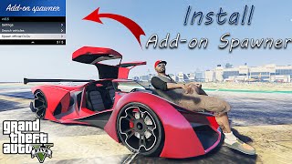 Install Addon Vehicle Spawner In GTA 5  GTAV Mods [upl. by Celestyn]