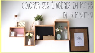 diy Colorer ses étagères  Zaïna [upl. by Neirad891]