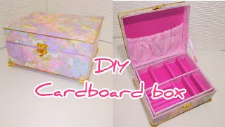 DIY Cardboard Jewelry Box [upl. by Ettevahs]