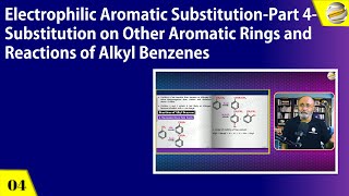 Electrophilic Aromatic SubstitutionPart 4Substitution on Other Aromatic Rings and Reactions of Alk [upl. by Eillom288]