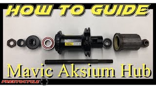 Mavic Aksium QR Rear Wheel Bearing Change [upl. by Ahsiken37]