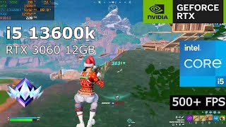 Intel i513600k RTX 3060 Fortnite Chapter 5 Season 1  Unreal Ranked Solos  Benchmark  Low Mesh [upl. by Arraik]