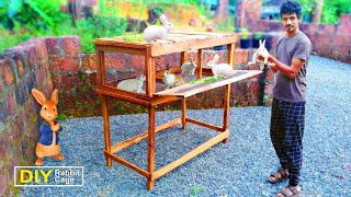 Easy Way to Make Rabbit Cage at Home  How To Make Rabbit Cage [upl. by Pansir829]