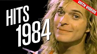 Hits 1984 1 hour of music ft Eurythmics Billy Idol Tina Turner Phil Collins Van Halen  more [upl. by Mil]