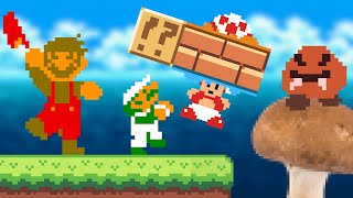 Super Grumbo Bros Mari0 [upl. by Montford]