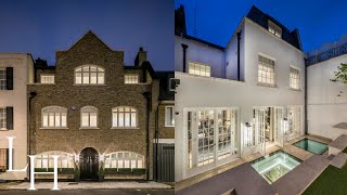 Inside a £24000000 London Townhouse with Ultra Luxurious Basement [upl. by Kcirrag5]