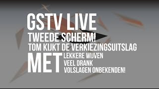 GSTV live tweede scherm Tom kijkt de verkiezingsuitslag met lekkere wijven [upl. by Maxie]