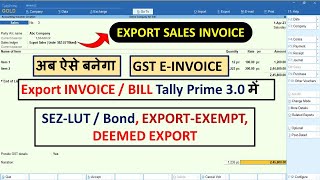 How to Make Export Invoice with EInvoice amp Eway bill in 30  कोई नहीं बताएगा  Important in GST [upl. by Bobby]