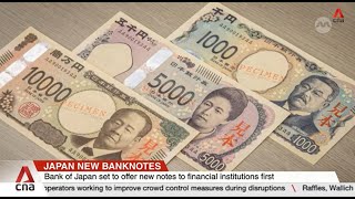 Japans hightech cash New banknotes mark first design change in 20 years [upl. by Huber]