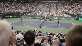 Vasek Pospisil Defeats Andy Murray at the BNP Paribas Open Tennis Tournament 2017 [upl. by Arty]