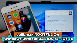 Winra1n 20 Jailbreak ROOTFUL On Windows Without USB iOS 15  iOS 16 [upl. by Endres]