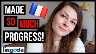 HOW I LEARNT FRENCH ONLINE  Learn French at Home w Lingoda [upl. by Acinok]