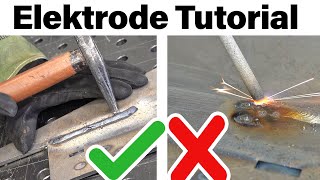 Wie schweißt man Elektrode  Tutorial für absolute Beginner  Igor Welder [upl. by Wallinga]