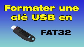 Comment formater clé USB en FAT32 [upl. by Yeta605]