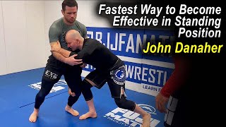 John Danaher  Fastest Way to Become Effective in Standing Position [upl. by Radnaskela969]