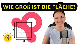 Wie groß ist die Fläche – Geometrie Rätsel [upl. by Tigges918]