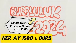 2024 Bursluluk Sınavı  Bursluluk sınavı kaç netle kazanılır [upl. by Htiekal695]