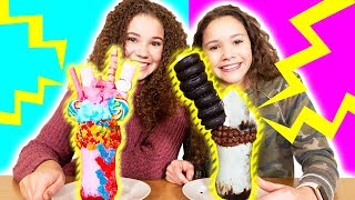 Haschak Sister vs Haschak Sister ULTIMATE Milkshake Challenge [upl. by Freddie]