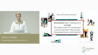 «Hüftarthrose physiotherapeutisch»  Markus Weber Schulthess Klinik [upl. by Adnoval]