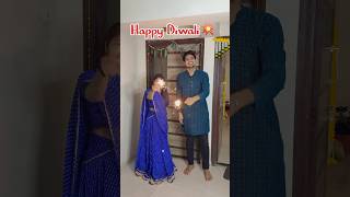 Happy Diwali 🪔❤️ Brothersister love  tiyaa  shubham trending diwali diwalispecial [upl. by Maghutte]