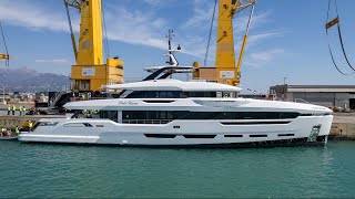 Baglietto DOM 133 3 Superyacht Yacht 2023 Launch [upl. by Aittam210]