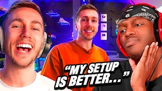 KSI HATES MY SETUP [upl. by Eimmas302]