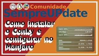 Como instalar o Conky e configurar no Manjaro [upl. by Kenric489]