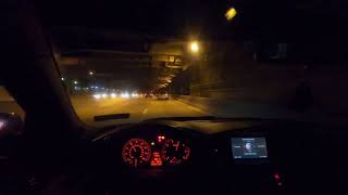 BMW 545i Straight Piped Night Cruising [upl. by Anehsuc]