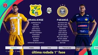 Campeonato Brasiliense última rodada 02  eFootball PES 2021 [upl. by Lerej]