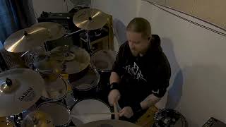 MANEGARM  Stridsgalten Drum Playthrough by Jakob Hallegren  Napalm Records [upl. by Asira204]