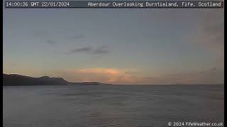 22 January 2024  Aberdour WeatherCam Timelapse [upl. by Stanzel]