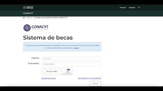 Tutorial Monitoreo BECA CONACyT con audio [upl. by Ennairam602]