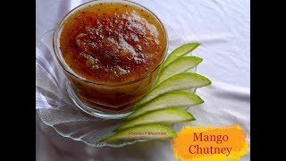 Mango Chutneykhatta mitha aam ki chatneyraw mango chutney makingbengali dish [upl. by Eigger779]