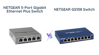 NETGEAR 5Port vs 8Port Gigabit Ethernet Switch Comparison [upl. by Monafo]