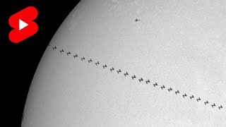 He CAZADO la ISS 🛰 PASANDO por DELANTE del SOL con mi telescopio Shorts [upl. by Sudderth]