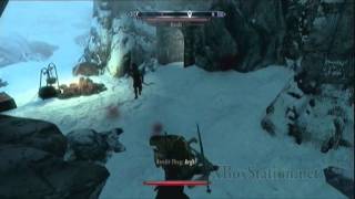 The Elder Scrolls V Skyrim Misc Quest Kill Uttering Hills Camp Bandit Leader [upl. by Halsey83]