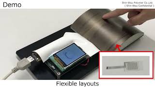 Transparent Flexible Touchpad [upl. by Clausen]