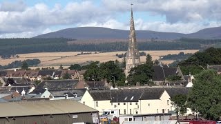 Great Britain  Scotland  Invergordon in the Scottish Council Area Highland [upl. by Navillus607]