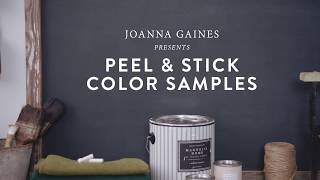 Magnolia Home by Joanna Gaines® Peel amp Stick Paint Samples [upl. by Llertnod]