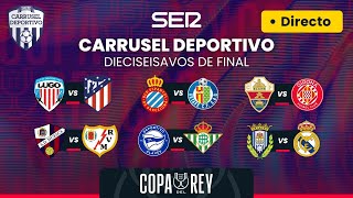 ARANDINA  REAL MADRID EN VIVO🏆⚽️ Los DIECISEISAVOS de FINAL de la COPA DEL REY 202324  EN DIRECTO [upl. by Aviva781]