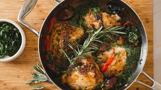 Authentic Chicken Scarpariello Recipe [upl. by Neeham]