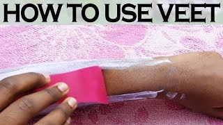 How To Use Veet Hair Removal Cream  How To Remove Hair  Veet Sensitive Hair Removal Cream [upl. by Farhsa762]